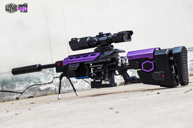 Alguém fez um PC funcional na forma de um rifle de precisão