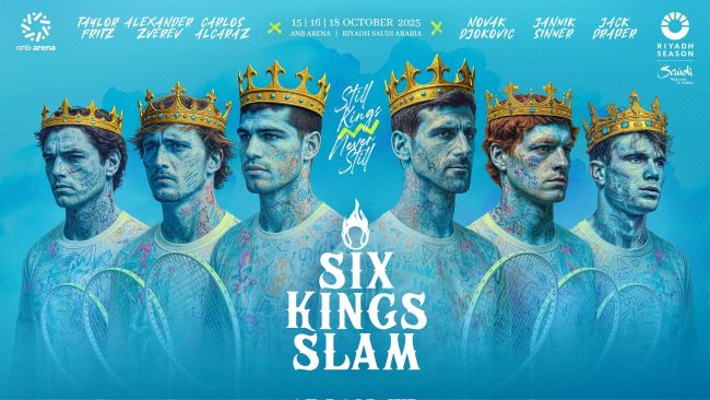 Six Kings Slam confirmado para retornar este ano com três novos tenistas