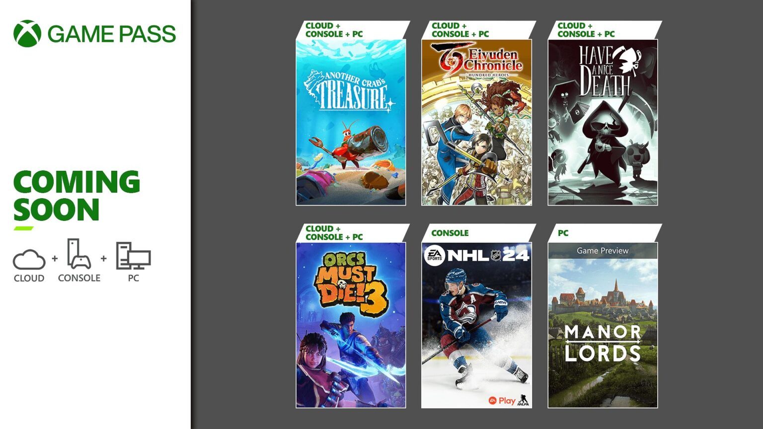 Xbox dá aos membros do Game Pass Core 3 grandes jogos de graça na próxima semana