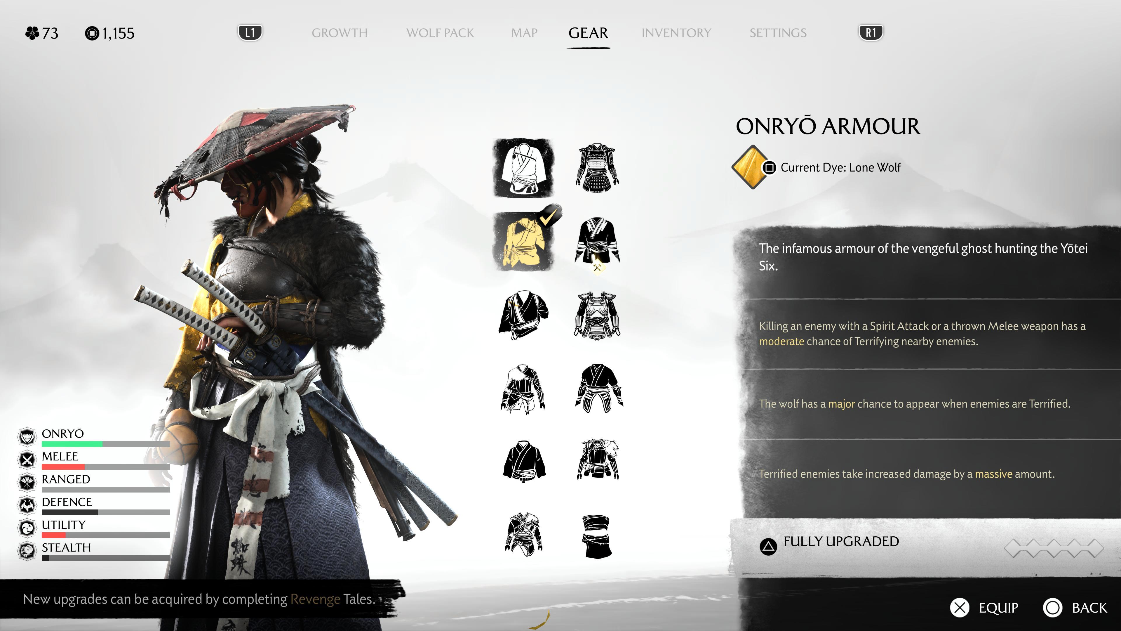 Ghost of Yotei Guia: Como desbloquear todas as peças da armadura