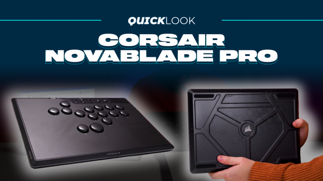 O Corsair Novablade Pro é um controle dinâmico e personalizável dos sonhos dos jogadores de jogos de luta