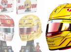 Novos conjuntos LEGO de F&oacute;rmula 1 e Ferrari vazados: capacetes de Charles Leclerc e Lewis Hamilton