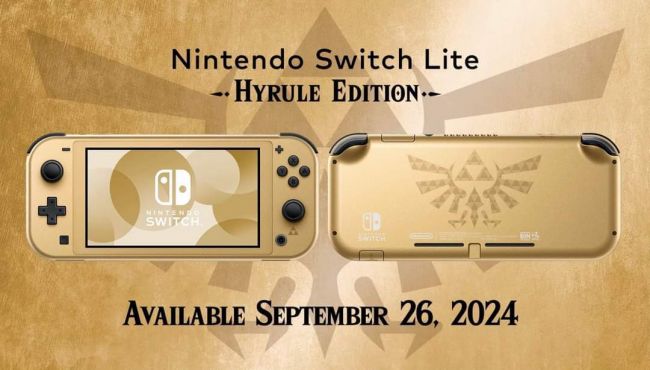 Um Switch Lite Hyrule Edition anunciado e lançado neste outono