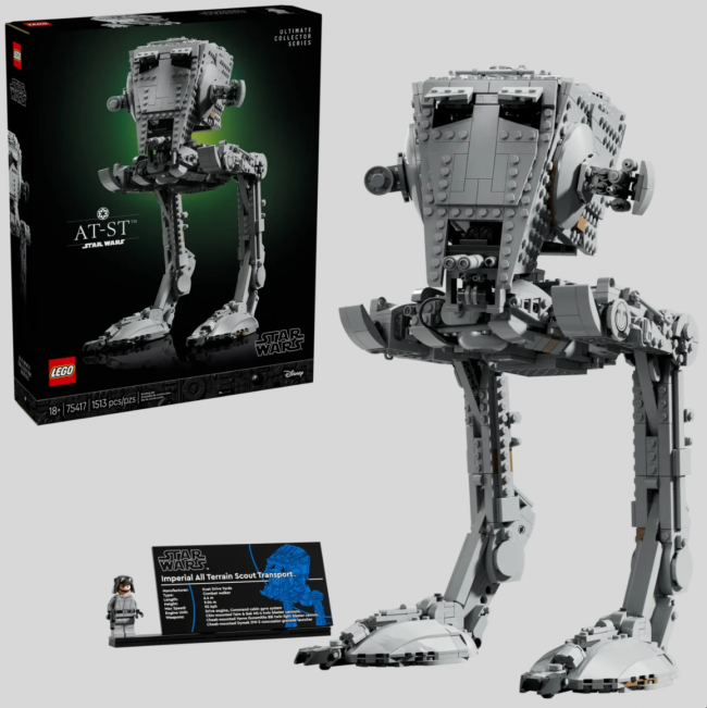 AT-ST é o centro das atenções no mais recente conjunto LEGO Star Wars UCS