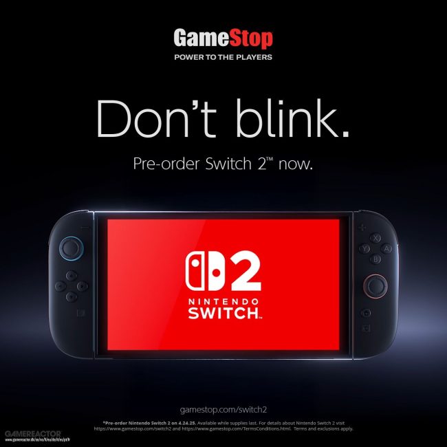 O site da GameStop trava no mesmo segundo em que as pré-encomendas do Nintendo Switch 2 são abertas