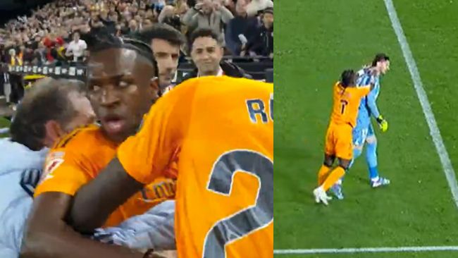Vinícius Jr. recebe suspensão de dois jogos após agredir goleiro do Valencia