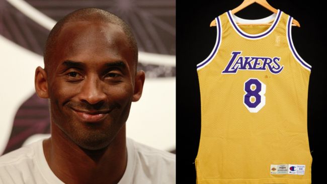Camisa de Kobe Bryant de 1996 vendida por US$ 7 milhões em leilão
