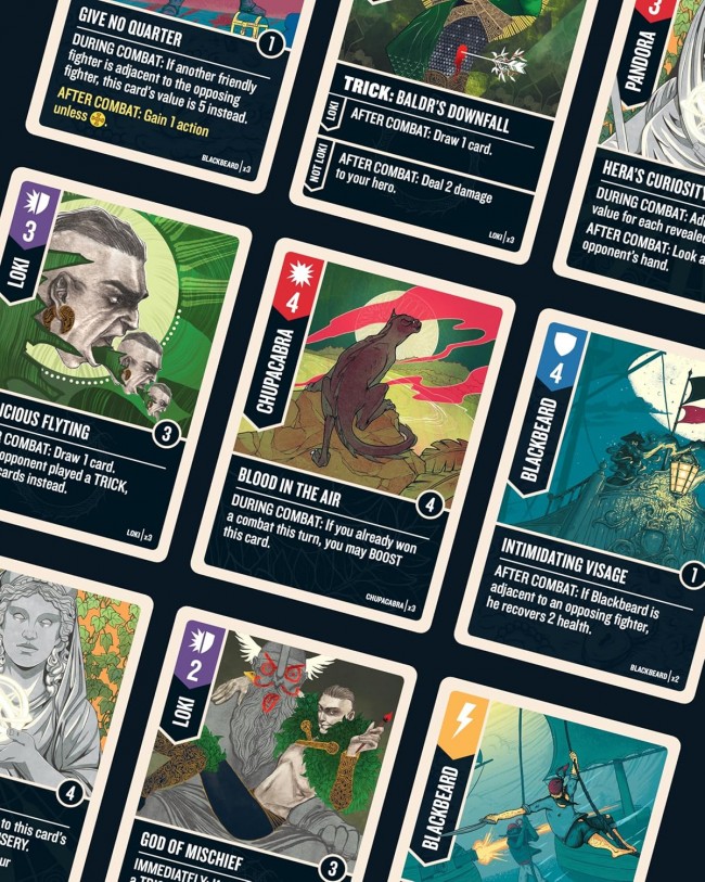 Jogamos jogos de tabuleiro com piratas, deuses e monstros em Unmatched: Battle of Legends - Volume Três