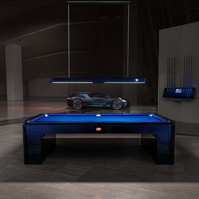 Bugatti está vendendo uma mesa de sinuca de edição limitada