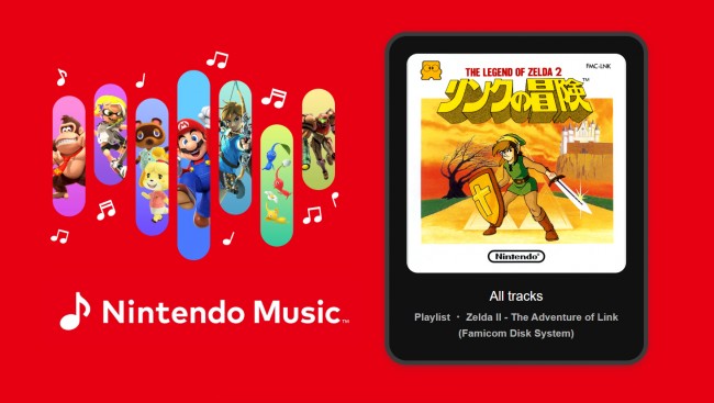 A segunda aventura de Zelda de Link chegou ao Nintendo Music