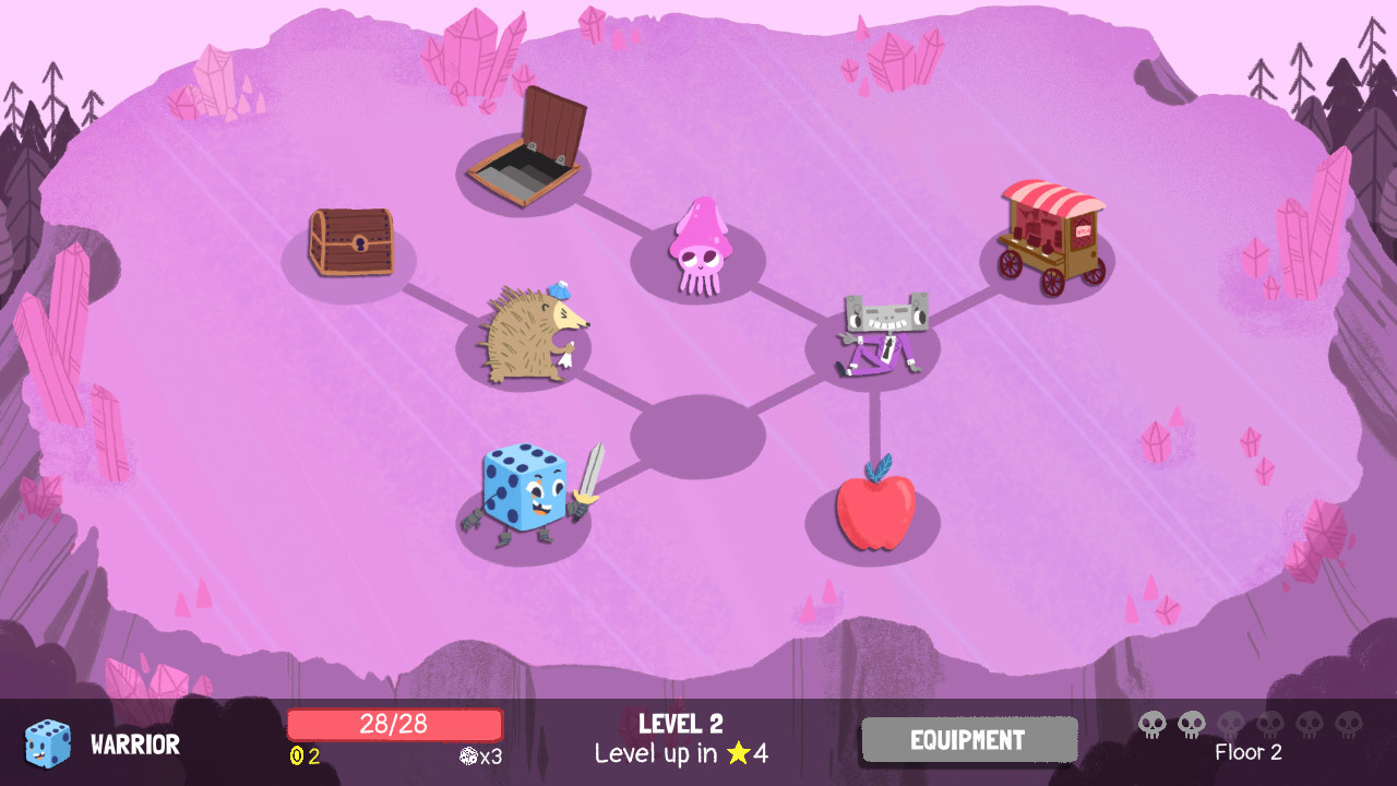 Dicey Dungeons confirmado para Switch e mobile