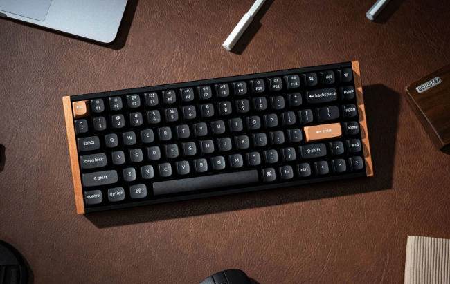 Teclado personalizado com interruptor magnético sem fio Keychron K2 HE