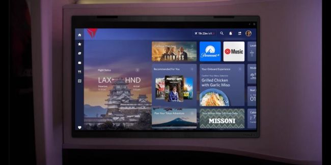 A Delta está pronta para melhorar seu entretenimento a bordo com telas QLED 4K HDR