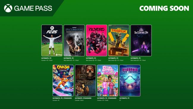 Crash Bandicoot, FC 25, Warhammer 40.000 e o mais recente título da Remedy serão adicionados com o Game Pass