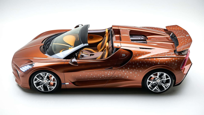 A Bugatti revelou um novo modelo único