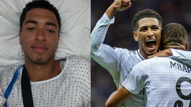 Jude Bellingham posta primeira atualização após cirurgia no ombro e ficará afastado por três meses