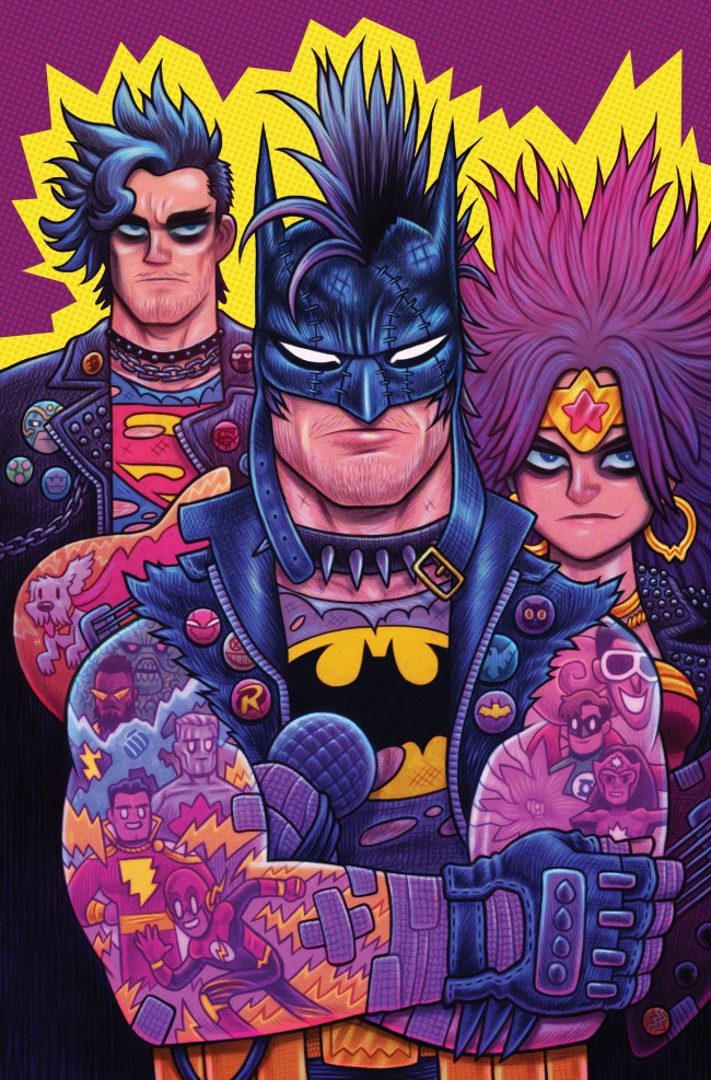 DC está dando Superman, Batman, Mulher Maravilha e mais atualizações de punk rock