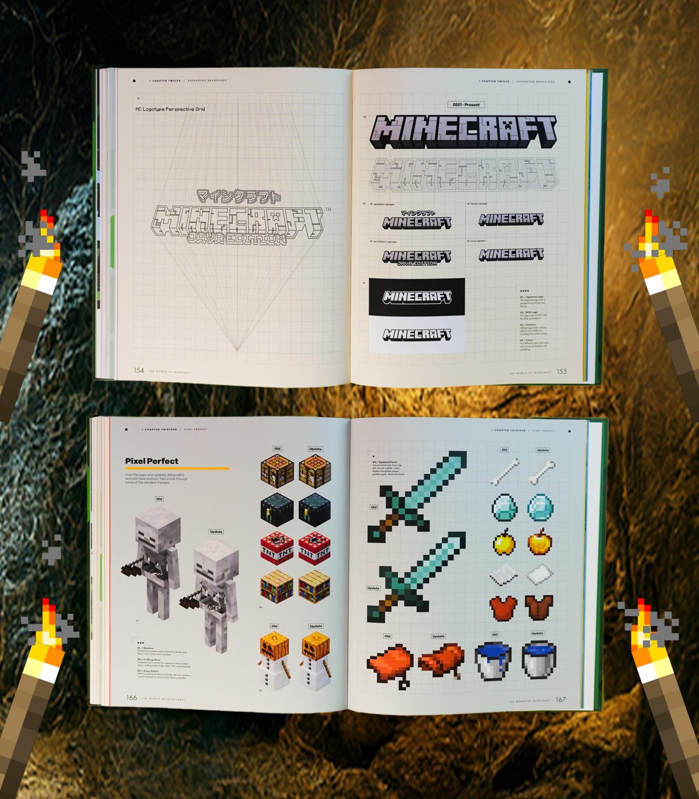 Reviva a história de Minecraft com este livro de mesa de centro detalhado