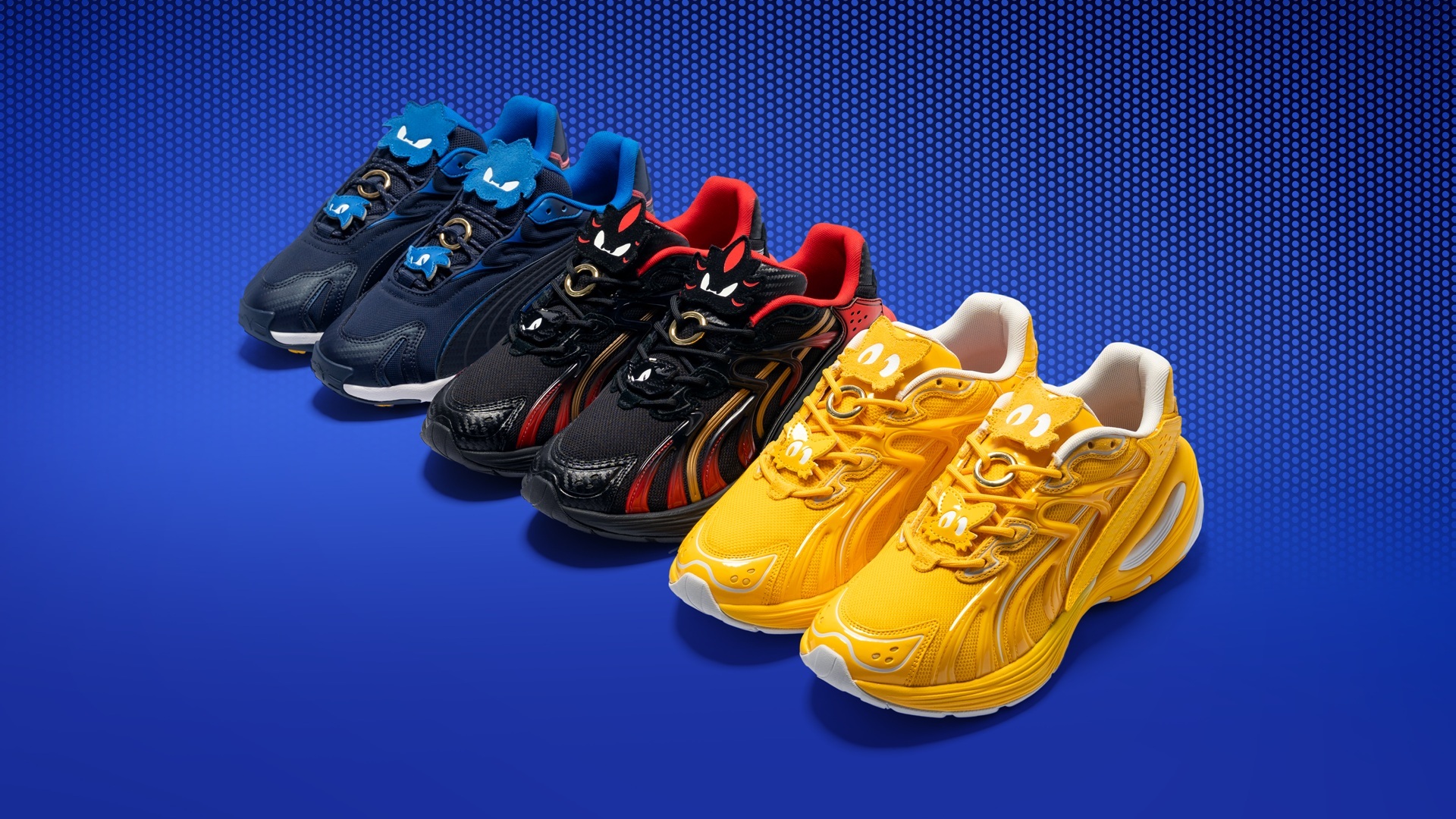 Puma e Sega lançam coleção de tênis Sonic
