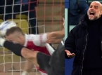 Pol&ecirc;mica no p&ecirc;nalti que custou ao Manchester City um 2-2: "Coisa realmente est&uacute;pida de se fazer na &aacute;rea"