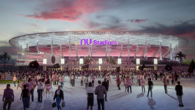 Inter Miami revela seu novo estádio, chamado Nu Stadium, com capacidade e data de inauguração