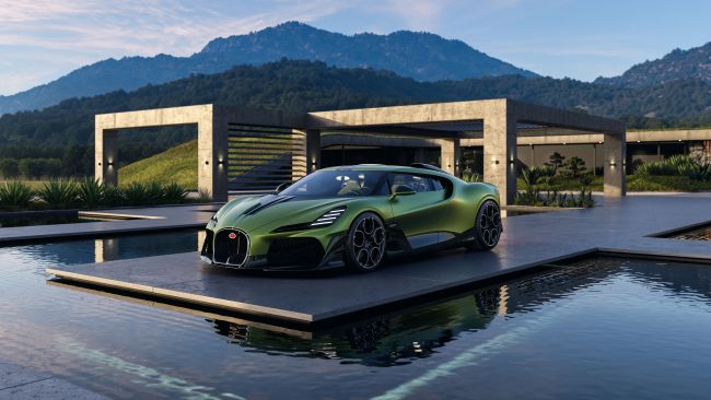 Bugatti revela edição especial do Coupe com o estilo do amado cavalo do fundador da empresa