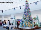 A Pokémon Company celebra as festas de fim de ano com uma árvore de Natal de 16 pés feita de pelúcias