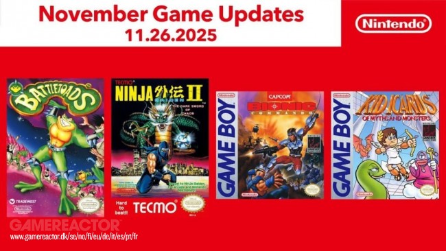 Kid Icarus, Ninja Gaiden e Battletoads estão chegando ao Nintendo Switch Online