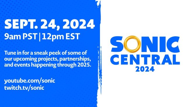 A Sonic the Hedgehog Central está acontecendo esta tarde