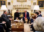 Zelensky incentiva Trump a visitar a Ucr&acirc;nia