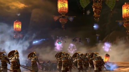 Total War: Warhammer III - Grand Cathay vs Tzeentch Great Bastion Battle