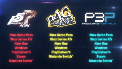 Persona Series - Anuncie Trailer de Xbox Game Pass, Xbox Series X|S, PS4, PS5, PC e Nintendo Switch