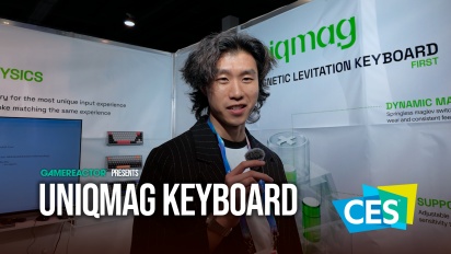 Um Teclado Levitante - Uniqmag na CES 2026