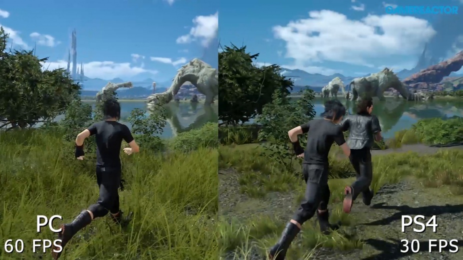 Final Fantasy XV - Comparação PC vs PS4