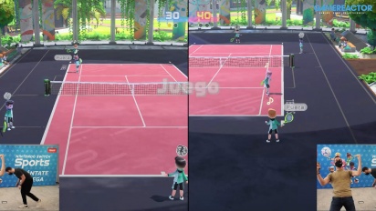 Nintendo Switch Sports - Tennis VS e Co-op Multiplayer Gameplay