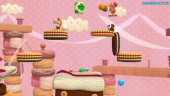 Yoshi's Woolly World - World 3 Co-op Gameplay (3-1, 3-2)