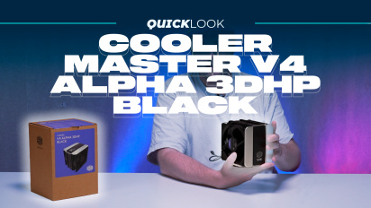 Cooler Master V4 Alpha 3DHP Black (Quick Look) - Resfriamento Avançado