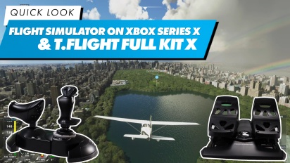 Microsoft Flight Simulator on Xbox Series X & T.Flight Full Kit X - Quick Look