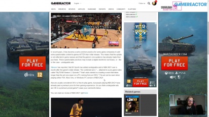 GRTV News - Ads in NBA 2K21