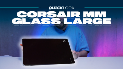Corsair MM Glass Large (Quick Look) - Liberdade do Atrito